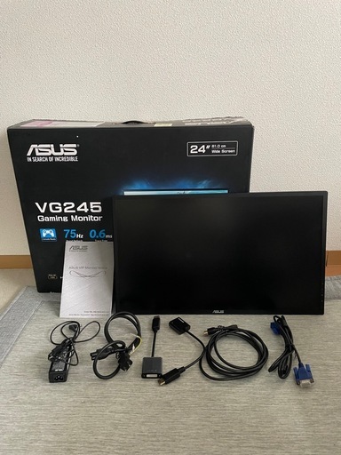 ASUS VG245 デスクトップ ゲーミングモニター 動作確認済み