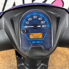 ★即乗りOK！　ヤマハ　JOG　セル1発　実働車　現行モデル　4スト　FI車　原付　バイクの画像