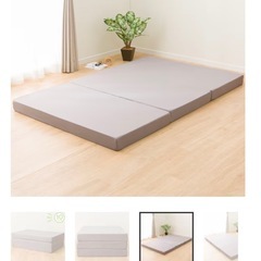 ベッドフレーム+マットレス セミダブル 2023年購入の画像