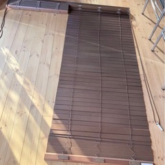 木製ブラインドの画像