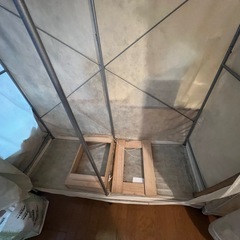 クローゼット　衣類収納家具　カバーなしの画像