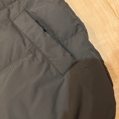 SNSで大人気♪ ダウンベスト　GU ヒートパデッドオーバーサイズベスト S ブラックの画像