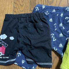 80cm ズボン ブリーズ 西松屋 3セット もっとスズシーガーゼパンツ の画像