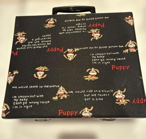 犬柄 BOX 入れ物 カバン ケース 収納