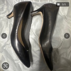 ルタロン　ブラック パンプス 23.5〜24.0 の画像