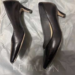 ルタロン　ブラック パンプス 23.5〜24.0 の画像