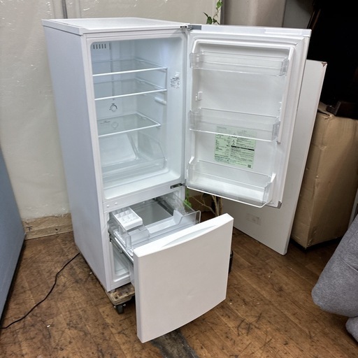 【?買取市場 6ヶ月保証】S166 ⭐ TOSHIBA ❘ 東芝 2ドア冷蔵庫 (153L・右開き）19年製 GR-P15BS ⭐動作