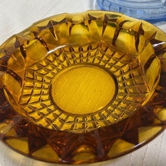 昭和レトロ ガラス小物入れ　灰皿 の画像