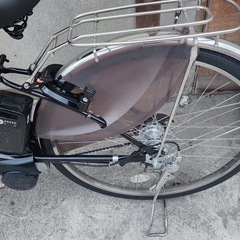 中古電動自転車 パナソニック ビビDX 26インチ ブラックバッテリー 16Ahの画像