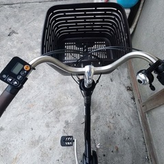 中古電動自転車 パナソニック ビビDX 26インチ ブラックバッテリー 16Ahの画像