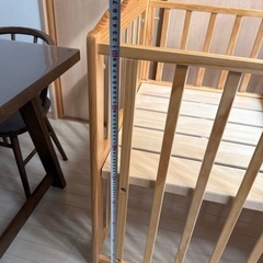 大和屋　フラルＷオープンすのこベビーベッドの画像