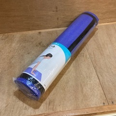 新品 ヨガマット(ブルー) 幅約60cm 長さ約180cm　厚さ6㎜　DCM の画像