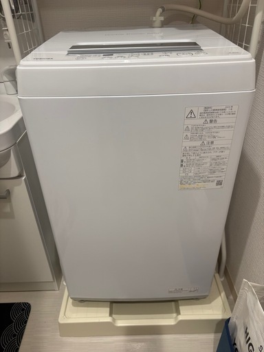 美品　2024年製 TOSHIBA 洗濯機  4.5kg