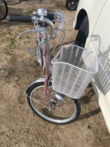 中古美品自転車22インチLEDライト