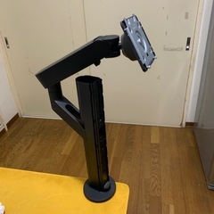 モニターアーム ディスプレイアーム VESA規格対応 ブラックの画像