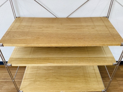 【トレファクマーケット久喜店】無印良品　ユニットシェルフ 無印良品】廃盤品のオーク材ユニットシェルフ 入荷いたしました