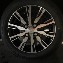 ダイハツ純正アルミホイール タント ウェイク ムーヴ トヨタ ピクシスメガ など！！タイヤREGNOほぼ新品！！の画像