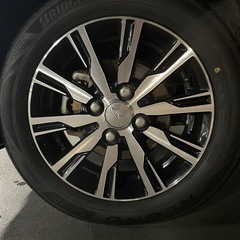 ダイハツ純正アルミホイール タント ウェイク ムーヴ トヨタ ピクシスメガ など！！タイヤREGNOほぼ新品！！の画像