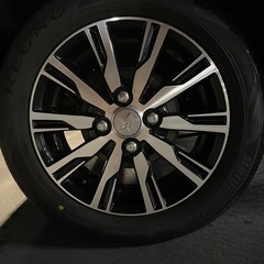 ダイハツ純正アルミホイール タント ウェイク ムーヴ トヨタ ピクシスメガ など！！タイヤREGNOほぼ新品！！の画像