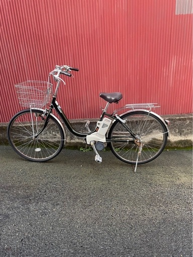 【京都発】京の楽チャリ　電動アシスト自転車　パナソニック　26インチ　オリーブカラー