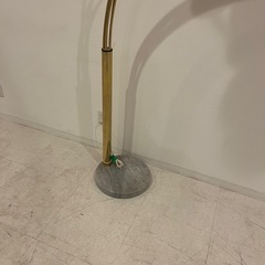 フロアランプ　70s スタンドランプ　アーチ　真鍮　バブル　レトロの画像