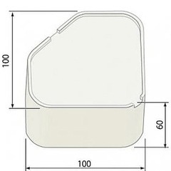 洗濯機用防振かさ上げ台 ふんばるマン  OP-SG600 ホワイトの画像