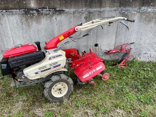 耕運機　管理機　ヤンマーYK700S 姫路　家庭菜園　培土機付き　