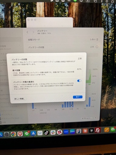 Macbook Air 2020 メモリ8BG SSD256GB