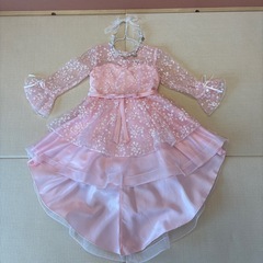 kidsドレス　140cm  カチューシャ付きの画像