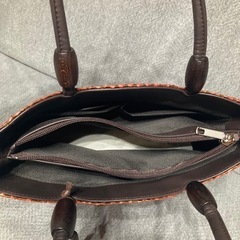 ムラ染パナマ織りバックの画像