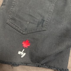 DSQUARED2 ダメージショートパンツ ブラック 44の画像