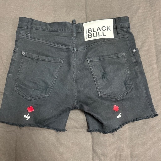DSQUARED2 ダメージショートパンツ ブラック 44