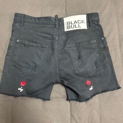 DSQUARED2 ダメージショートパンツ ブラック 44の画像