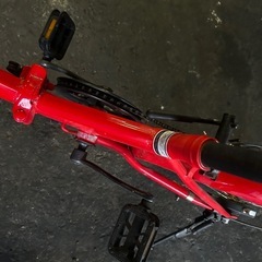 【折り畳み自転車・ギア無し】赤(レッド)の画像
