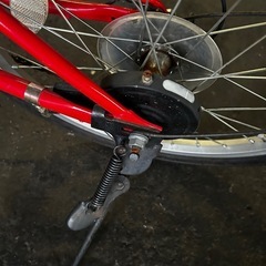 【折り畳み自転車・ギア無し】赤(レッド)の画像