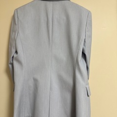 ユニクロ　スーツ　セットアップ　ライトブルー　新社会人の画像