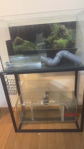 60センチ規格水槽オーバーフロー