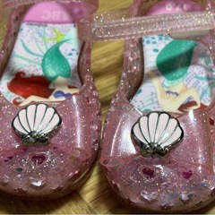 プリンセス　アリエル　サンダル 17センチ女の子の画像