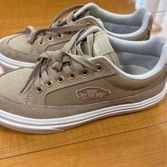 VANS 軽量スニーカー vans offthewall taupe 25㎝の画像