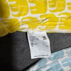 ベビー ボディースーツ 半袖 ユニクロ ロンパース肌着 の画像