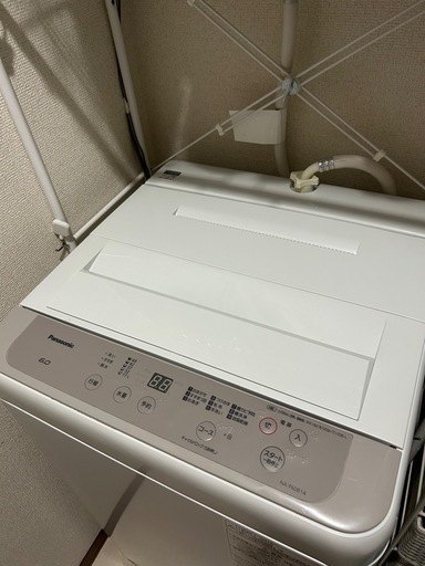 美品!Panasonic21年製洗濯機6kg