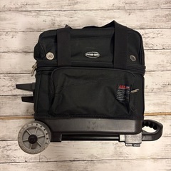 ABS PRO am ボウリングバッグ 1個用 キャリー キャスター付き シューズ収納　【美品】の画像