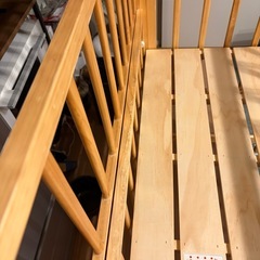 大和屋　ミニサイズWオープンベビーベッドの画像