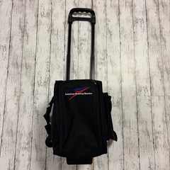 ABS PRO-am ボウリングバッグ ボール1個用 キャスター・キャリー シューズ収納 ボールセット 15ポンドの画像