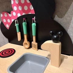 ミニーちゃんの木製キッチンの画像