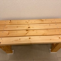 2×4 　ハンドメイド　ベンチの画像