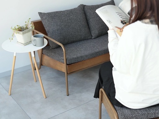 【美品】ミツヨシ RAGLAN SOFA 2P 2人掛けソファ 北欧風 