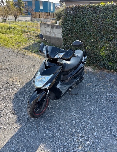 1246.ヤマハ　シグナスX SR 3型 社外マフラー　小型　バイク　125cc 車体