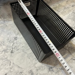 ④ 収納ケース　黒　クッション付き　持ち手あり　小分け の画像