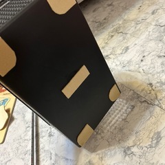 ④ 収納ケース　黒　クッション付き　持ち手あり　小分け の画像